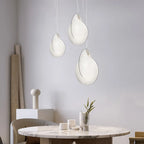 Silk Shell Pendant Lamp: Japanese Style, Simple Design for Living Room, Bedroom, Kitchen