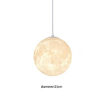Moon Medal LED Pendant Light – Modern Indoor Hanging Lamp for Home Decor