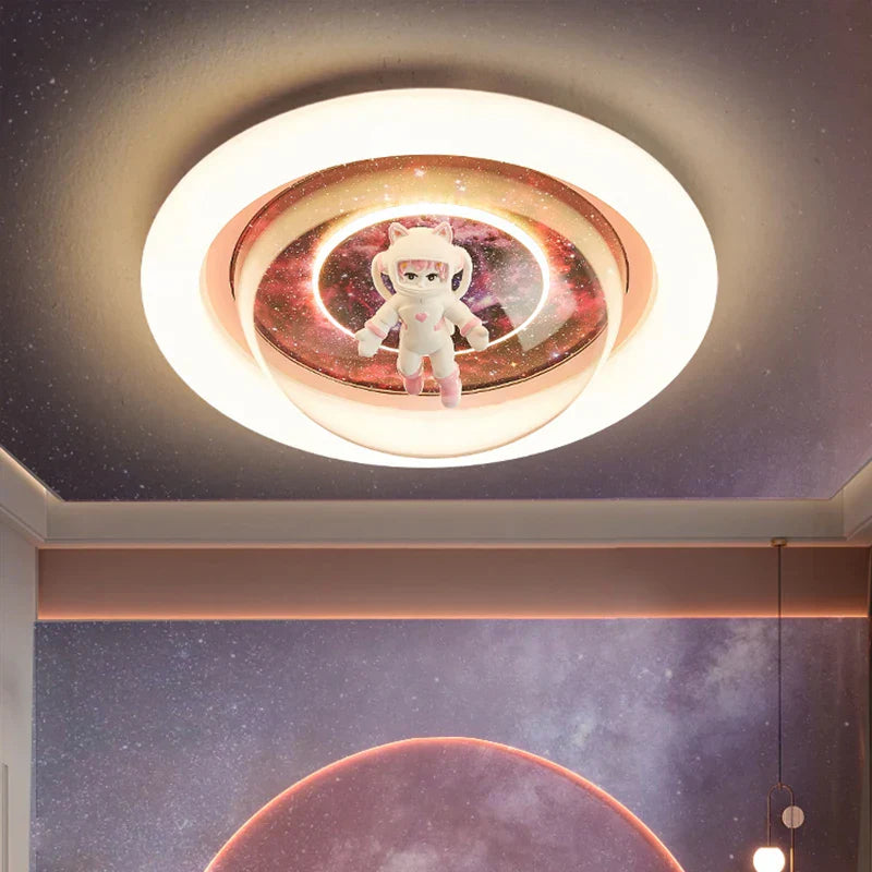 Astronaut LED Ceiling Lights for Children's Room and Bedroom