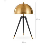 Modern Gold Tripod Floor Lamp - Nordic LED Standing Lamp for Home Decoration