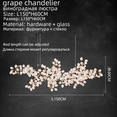 Nordic Luxury Grapes Chandelier for Elegant Home Decor