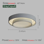 Nordic Minimalist Ceiling Lamp - Modern & Creative Master Bedroom Lighting