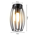 Industrial LED Ceiling Light: Modern Retro Loft Plafonniers for Living Room Kitchen Cage Home Decor