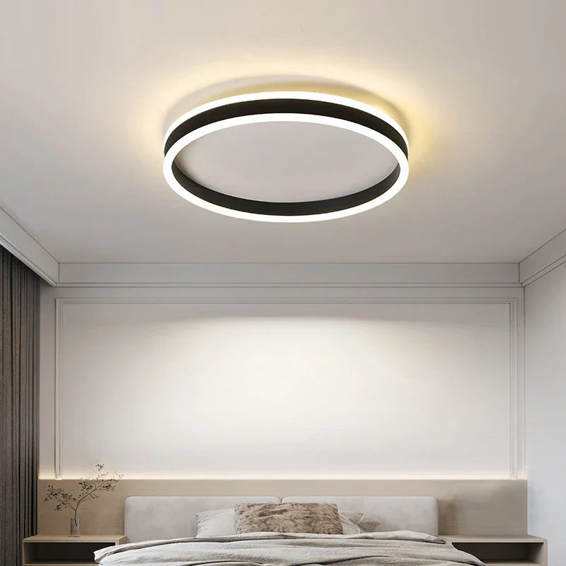 Modern Minimal LED Ceiling Light Acrylic Dimmable Round Lamp Fixtures