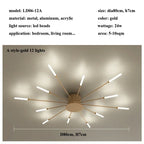 Modern LED Ceiling Chandelier for Home Lighting and Bedroom Luster