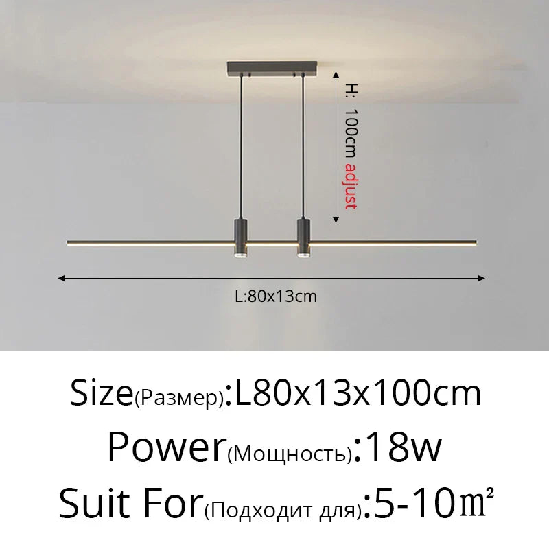 Modern LED Pendant Lights Dining Room Bar Counter Chandelier