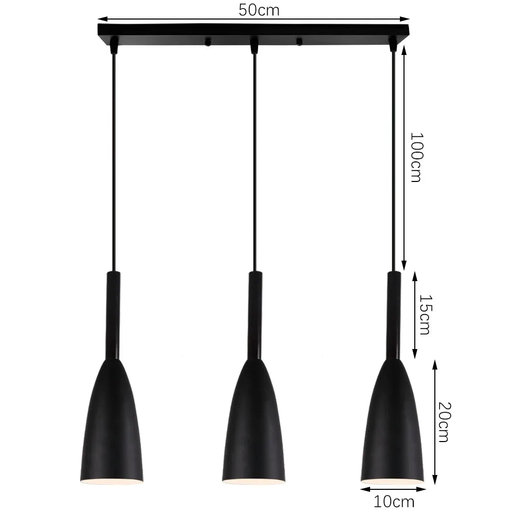 Nordic Retro LED Pendant Chandelier for Modern Home Lighting