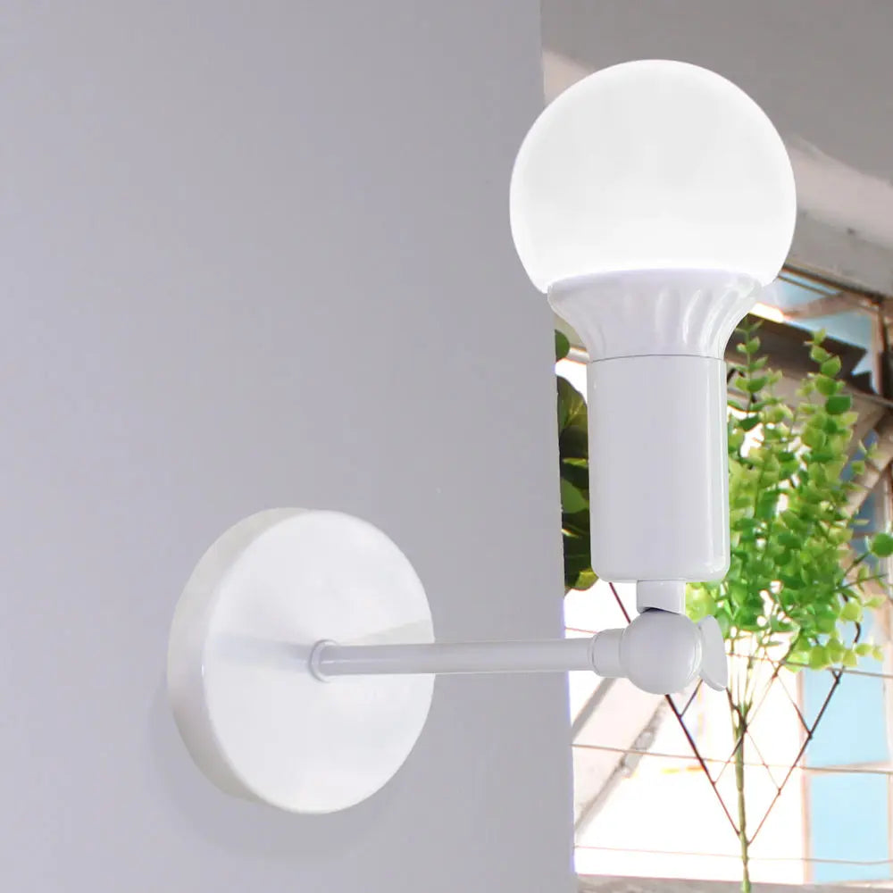 Nordic Sconce Wall Lamp: Adjustable E27 Home Light Fixture