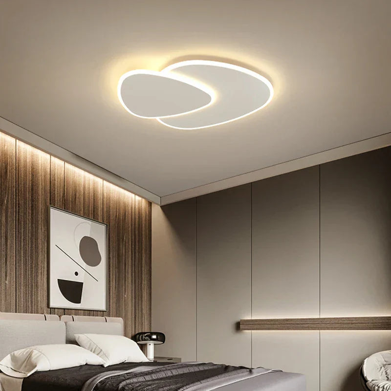 Modern Minimalist Ceiling Light with Remote Control for Living Room Dining Room