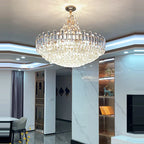 Modern Luxury Crystal Chandelier for Duplex Living Room, Dinning Decor Suspended Light