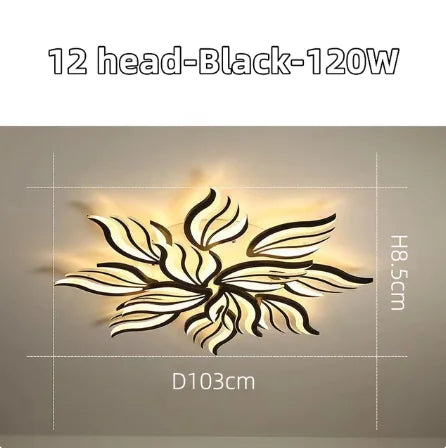 LED Panel Ceiling Light Dimmable Fixture for Modern Bedroom, Living Room, Kitchen