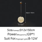 Crystal Ball Pendant Chandelier for Bedroom Bar Deco