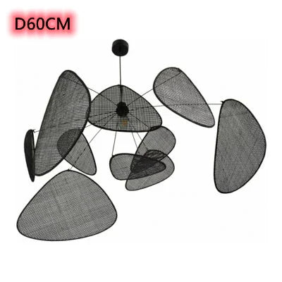 Hand Made Rattan Art Pendant Chandelier for Modern Living Room, Dining Room, Bedroom.