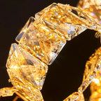 Crystal Chandelier Stair Pendant Lamp Living Room Lighting