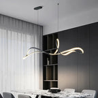 Gold Dine Pendant Light for Living Room Decor & Dining Table | Noedic LED Chandelier Fixtures