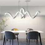 Aluminum S-shaped Pendant Lamp for Dining Kitchen Island Lighting