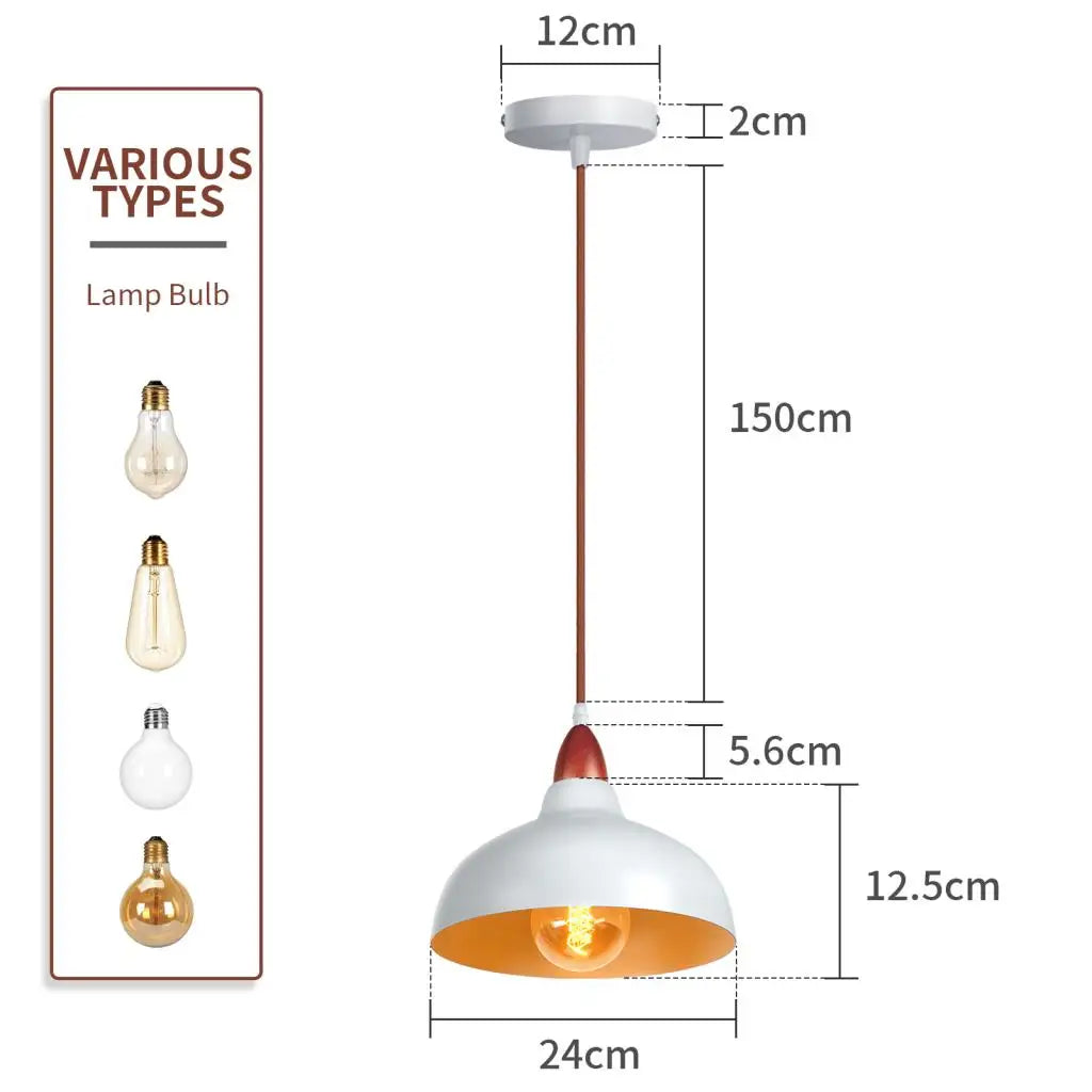 Nordic Industrial Pendant Lights Chandelier for Home Decor LED Lighting