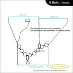 Nordic Glass Pendant Light Fixture Ceiling Lamp Modern Design