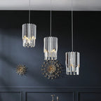 Luxury Crystal Round Chandelier LED Pendant Lamp for Living Room & Bedroom
