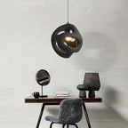 Wabi Sabi Pendant Light: Black & White Ball Lights for Restaurant, Bar, Home Decor