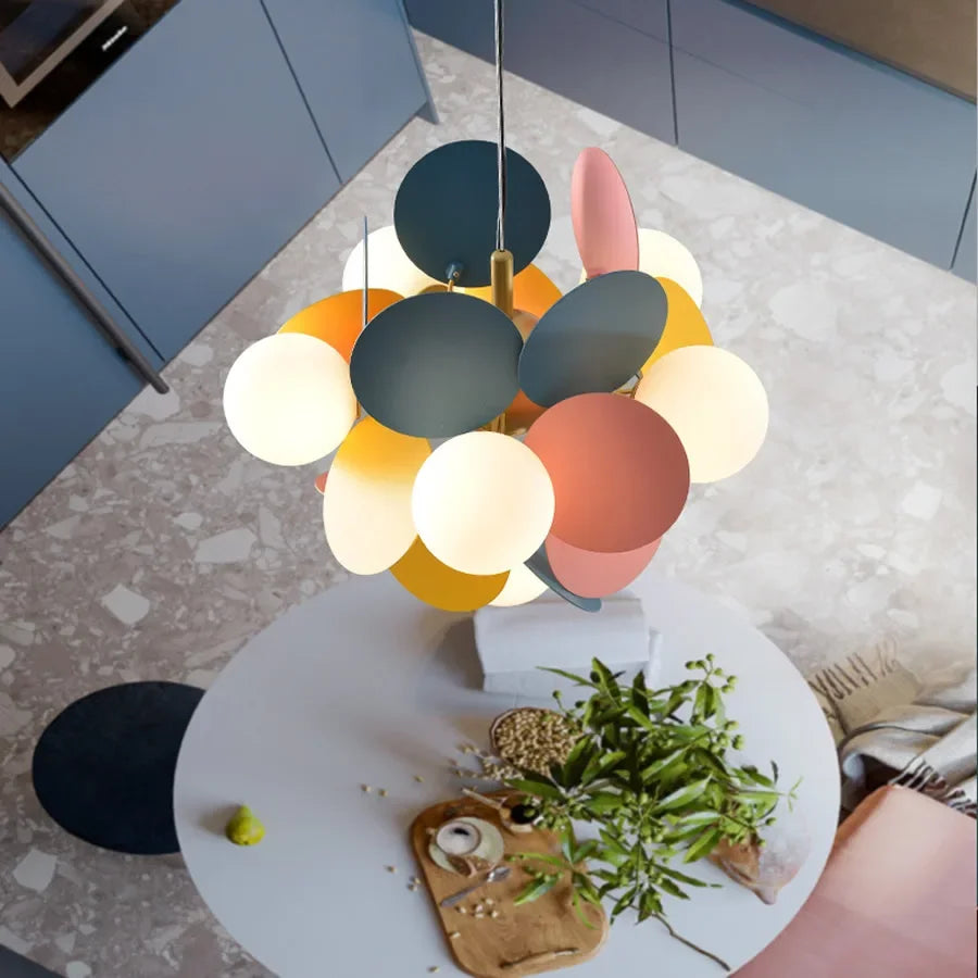 Branch Chandelier: Modern Colorful LED Ceiling Light for Bedroom and Living Room