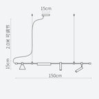 Modern Black Designer LED Chandelier Spot Light for Home Decor Lighting