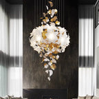 Crystal Flower Luxury Chandelier for Home Decor