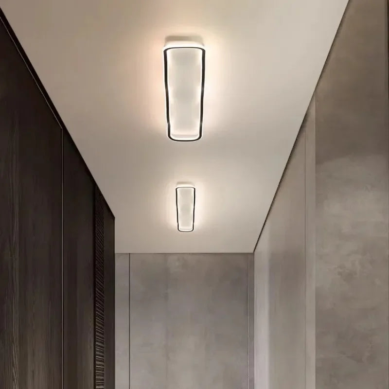 Modern LED Ceiling Light for Living Room, Bedroom, Foyer: Nordic Minimalist Design