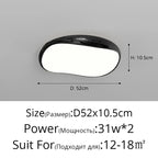 Nordic Ceiling Lights in White, Black, Red: Designer Lighting for Home Decor