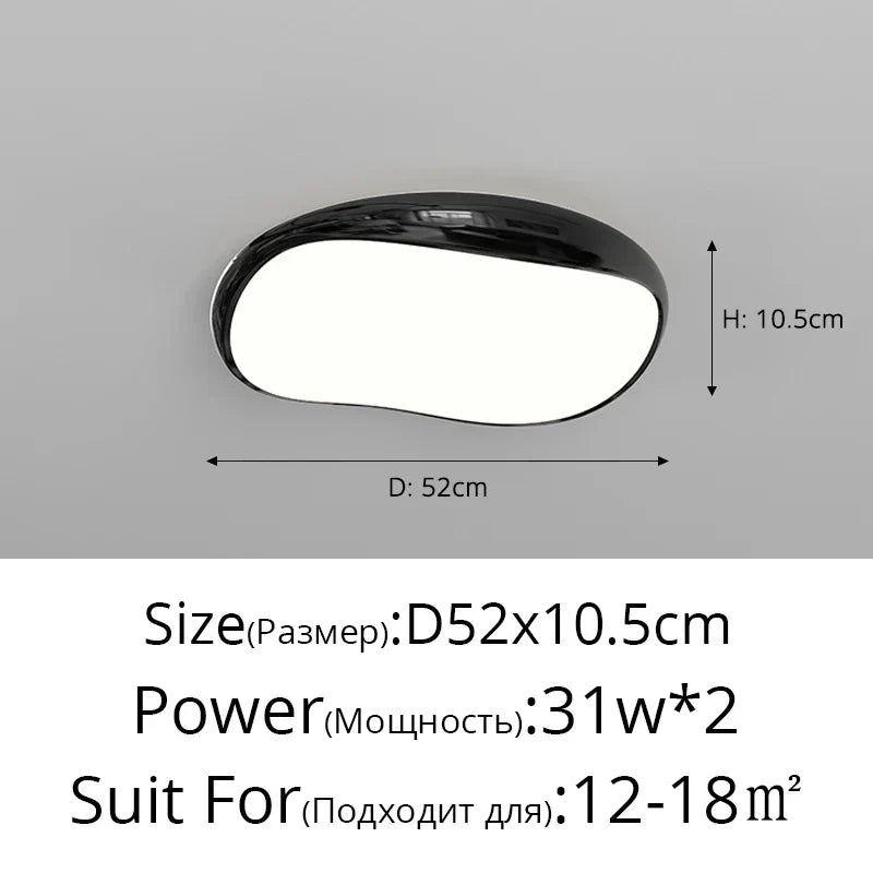 Nordic Ceiling Lights in White, Black, Red: Designer Lighting for Home Decor