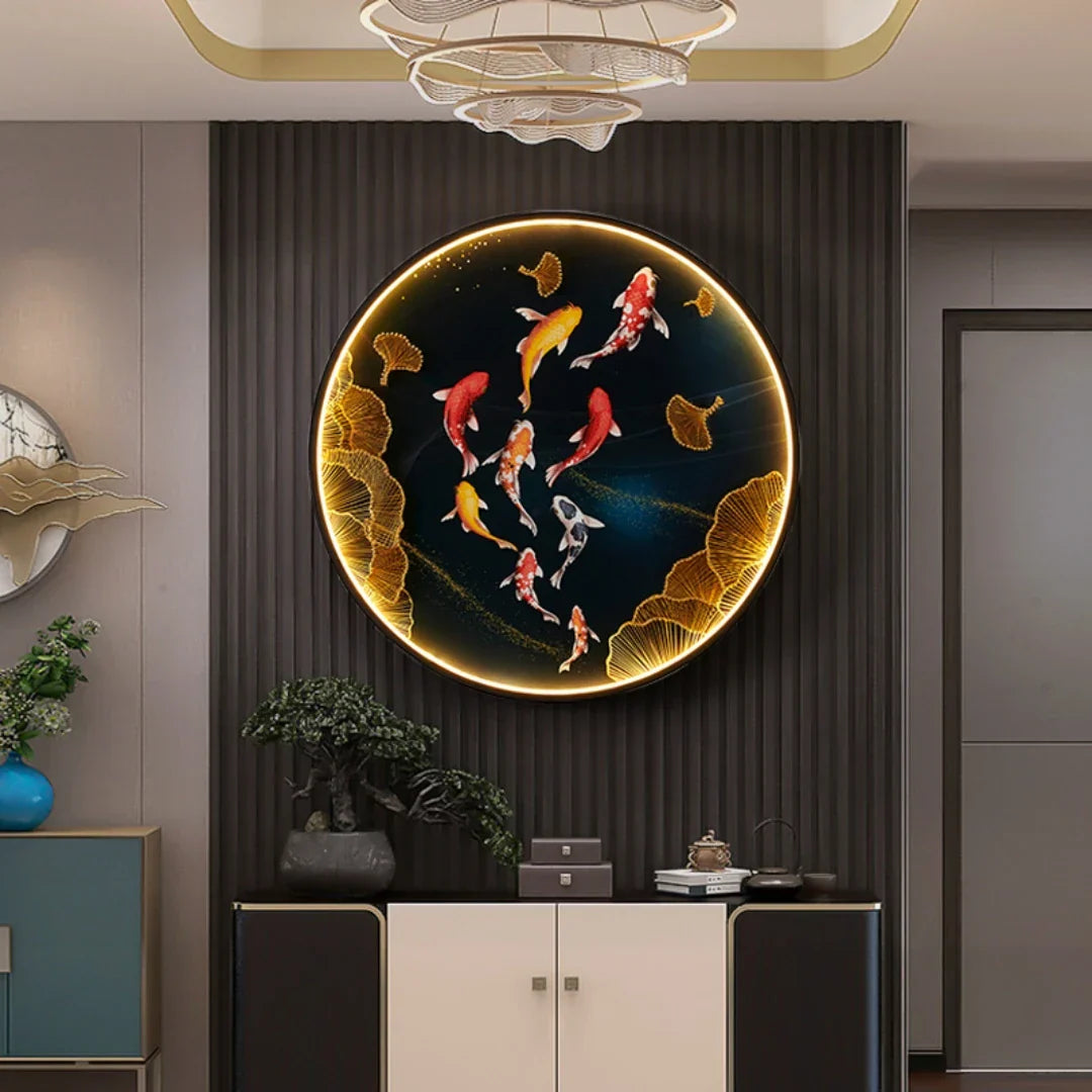 Chinese Picture Wall Decoration Lamp - Modern LED Lighting for Home Décor