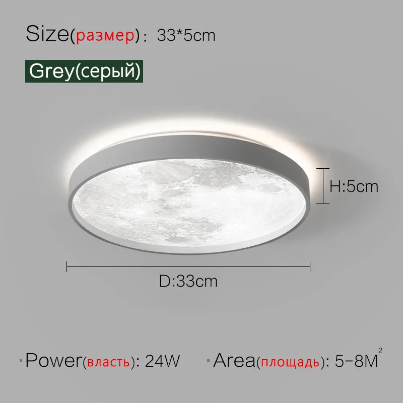 Ultra-Thin Round LED Ceiling Lamp for Bedroom, Living Room, Aisle, Corridor, Balcony