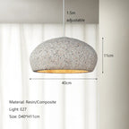 Nordic Minimalist Wabi-Sabi Wind LED Pendant Lights for Dining Room and Bar