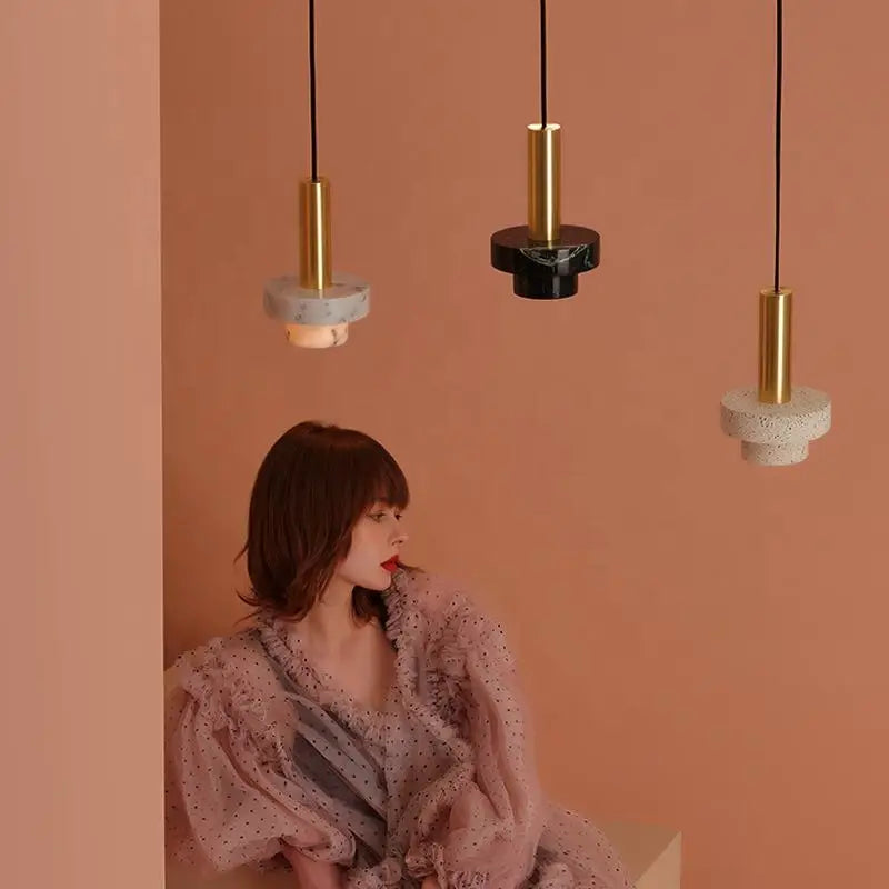 Modern Marble Pendant Light for Living Room & Restaurant Decor