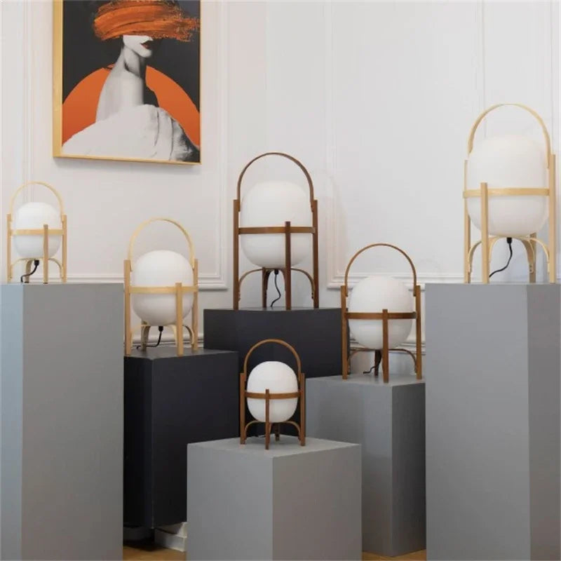 Bamboo LED Desk Lamp: Modern, Simple, and Stylish Table Light for Home Decor