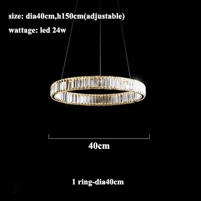Luxury Crystal Chandeliers: Dimmable LED Steel Lighting for Villa Staircase & Foyer