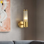 Copper Indoor Wall Sconce Light for Bedroom Living Room Hallway