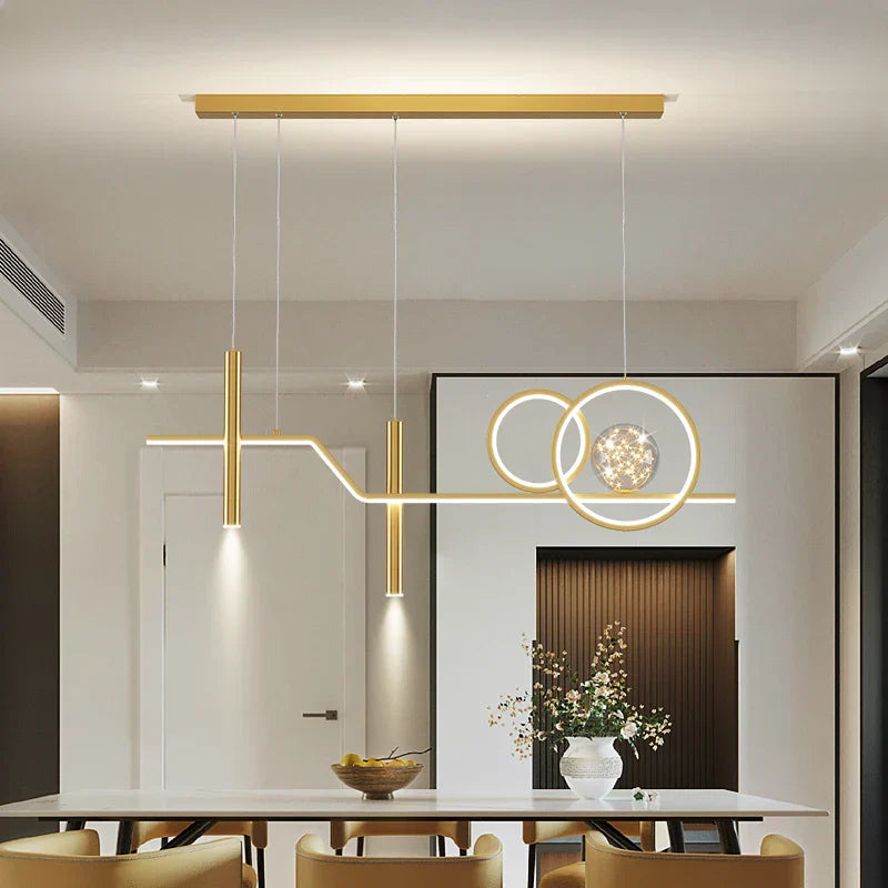 Nordic LED Chandelier: Modern, Simple Lighting for Home, Restaurant, and Office