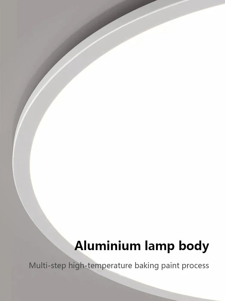 Round LED Ceiling Lamp - Modern Minimalist Dimmable Lighting Fixtures