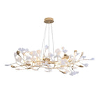 Ginkgo Leaf Chandelier: Elegant Nordic Art Luxury for Dining Room, Bedroom, Living Room