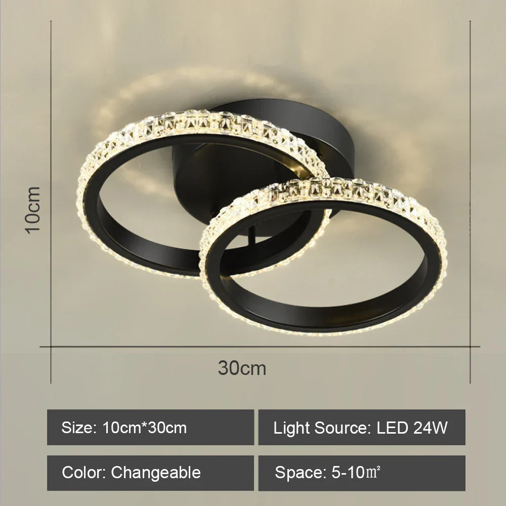 Nordic LED Ceiling Chandelier Acrylic Decor Modern Indoor Lighting