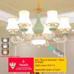 Deluxe Duplex Living Room Chandelier - Elegant Villa & Hotel Pendant Lighting