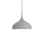 Wood Pendant Light: Modern Nordic Kitchen Ceiling Lamp for Dining Room & Coffee Bar