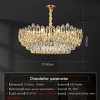 Crystal Chandelier: European Designer Style for Living Room, Bedroom & Dining Room
