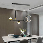 Nordic Minimalist LED Chandelier for Modern Dining, Bar, and Restaurant