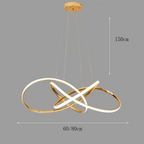 Modern Pendant Light: Indoor LED Chandelier Ceiling Lamp - Decorative Dining Room Lighting