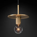 Gold LED Pendant Light – Luxury Nordic Retro Design