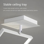 Modern Minimalist LED Ceiling Chandelier Dimmable Bedroom Living Room Lighting