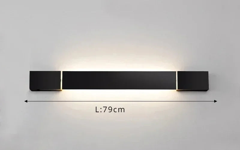 Long Rotatable LED Wall Lamps for Modern Minimalism Design