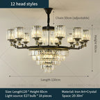 Modern Crystal Chandelier Light for Luxurious Living Spaces